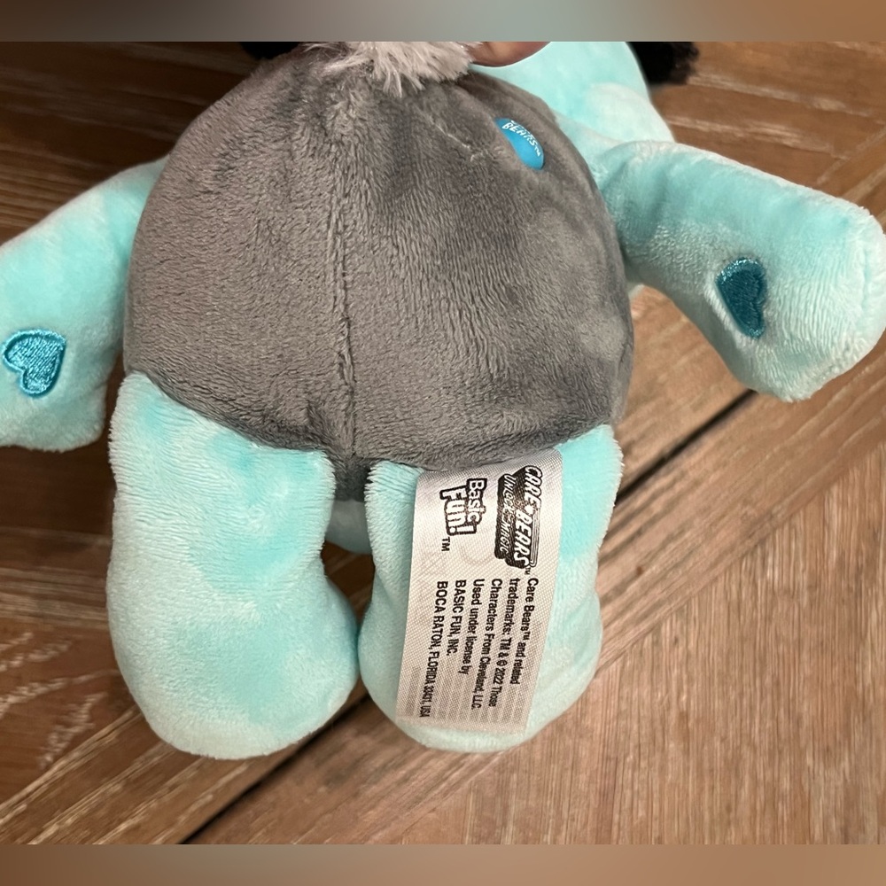 Wish Bear Care Bear Plush Racoon Basic Fun 9” Basic Fun 2022 - Picture 7 of 7